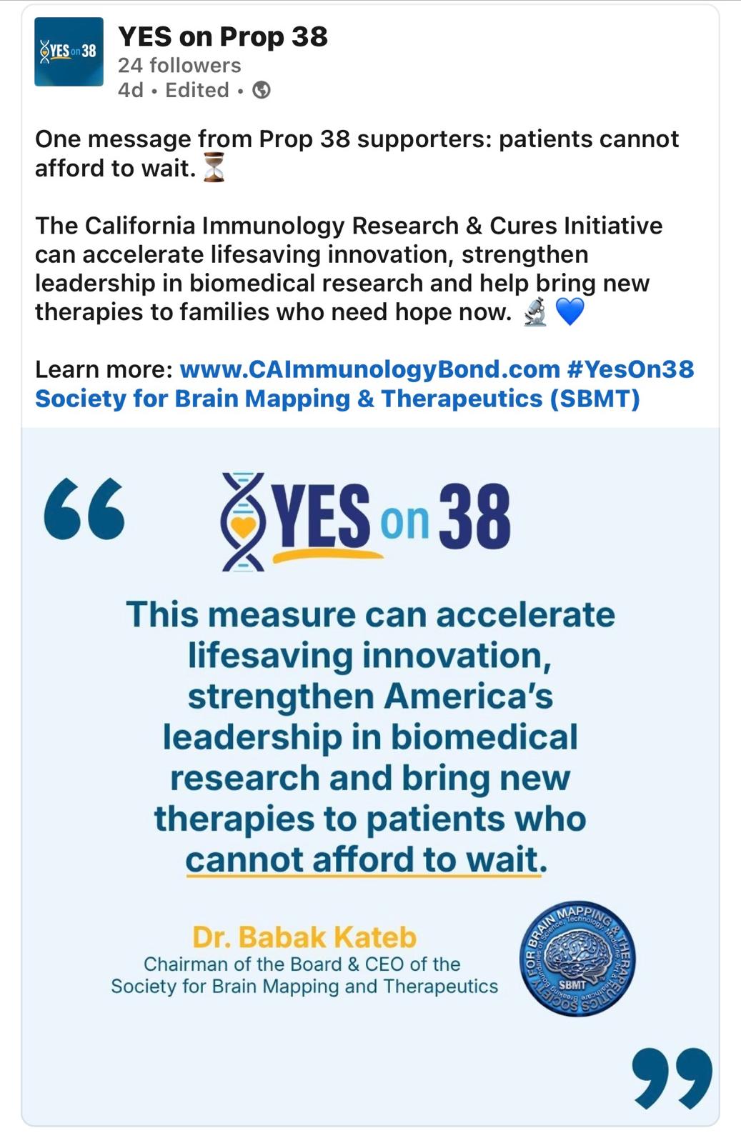 yes on prop 38